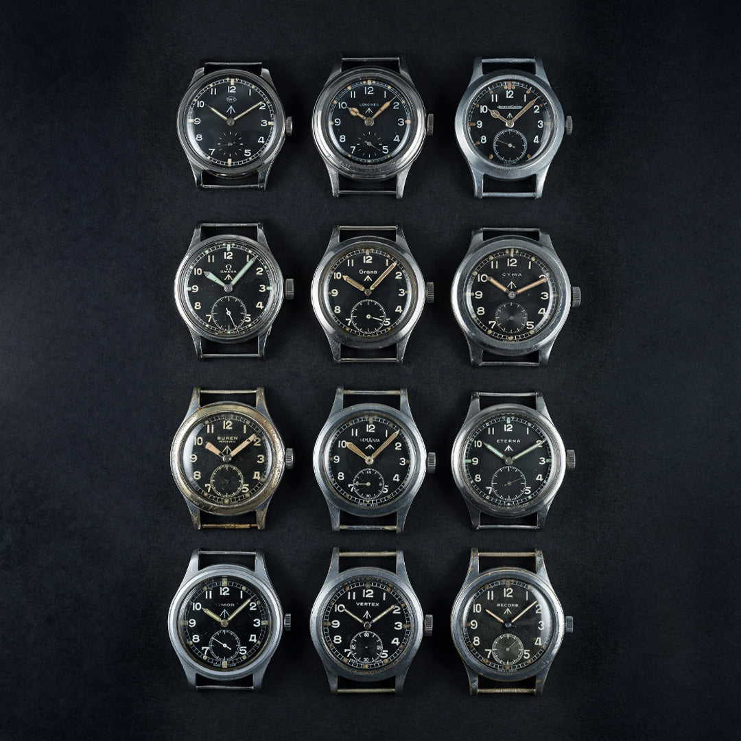 Military Watch Company General Service "Dirty Dozen" 1940/1950 Horloge met Automatisch Uurwerk