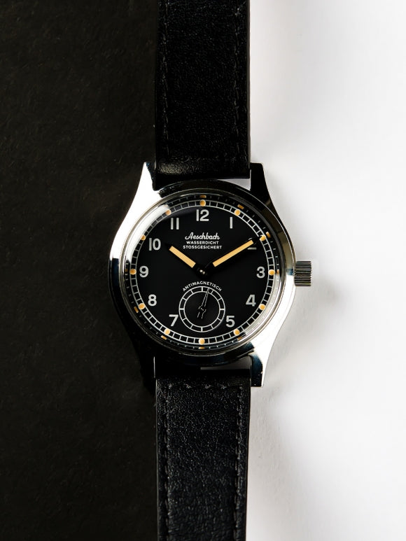 Military Watch Company WW2 Design Aeschbach Luchtmacht Piloten Horloge met Automatisch Uurwerk