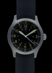 A-17 Amerikaans militair horloge uit de jaren 50 met Koreaans oorlogspatroon (mechanisch/kwartshybride) met 100 m waterbestendigheid