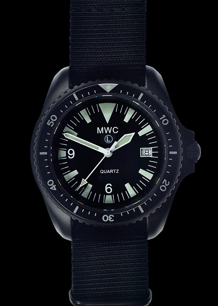 Huidig NATO-patroon Quartz PVD militair duikhorloge met saffierglas en 10 jaar batterijduur