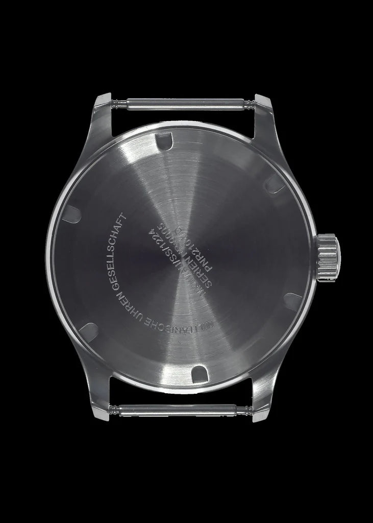 MWC Mk III roestvrij staal, jaren 50-patroon, 100 m waterbestendig, automatisch militair horloge met saffierglas (variant met 12/24-uurs wijzerplaat)