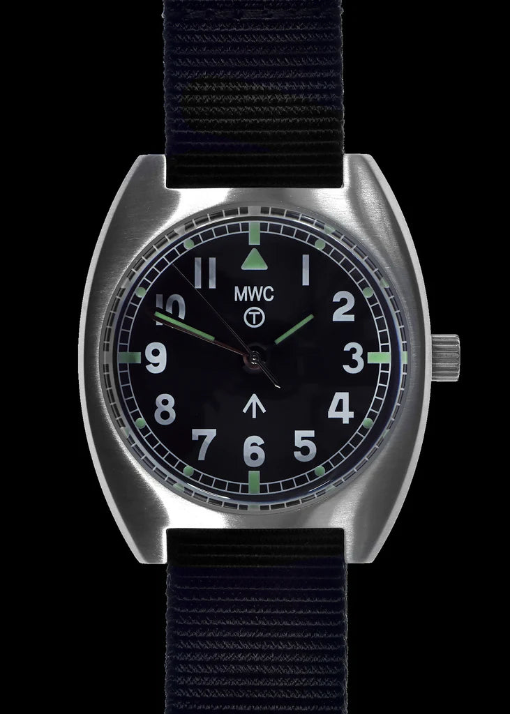 MWC W10 1970's Patroon 24 Jewel Automatisch Militair Horloge met 100m Waterbestendigheid (Non Date Versie)