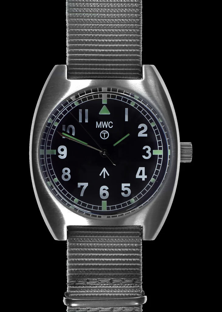 MWC W10 1970's Patroon 24 Jewel Automatisch Militair Horloge met 100m Waterbestendigheid (Non Date Versie)