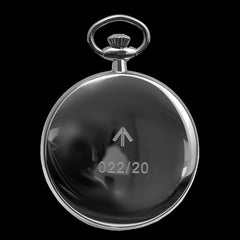 Algemeen dienstplichtig militair zakhorloge (hybride uurwerk met crème wijzerplaat)