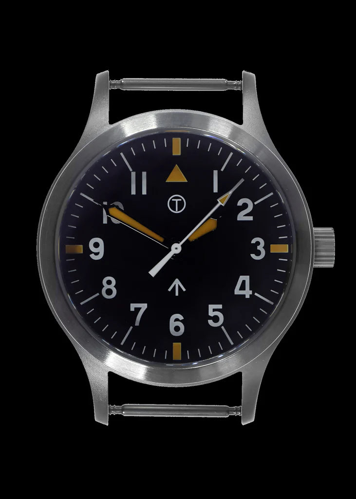MWC Mk III Roestvrij Staal 1950's Patroon 100m Waterbestendig Automatisch Militair Horloge met Retro Wijzerplaat en Saffier Kristal