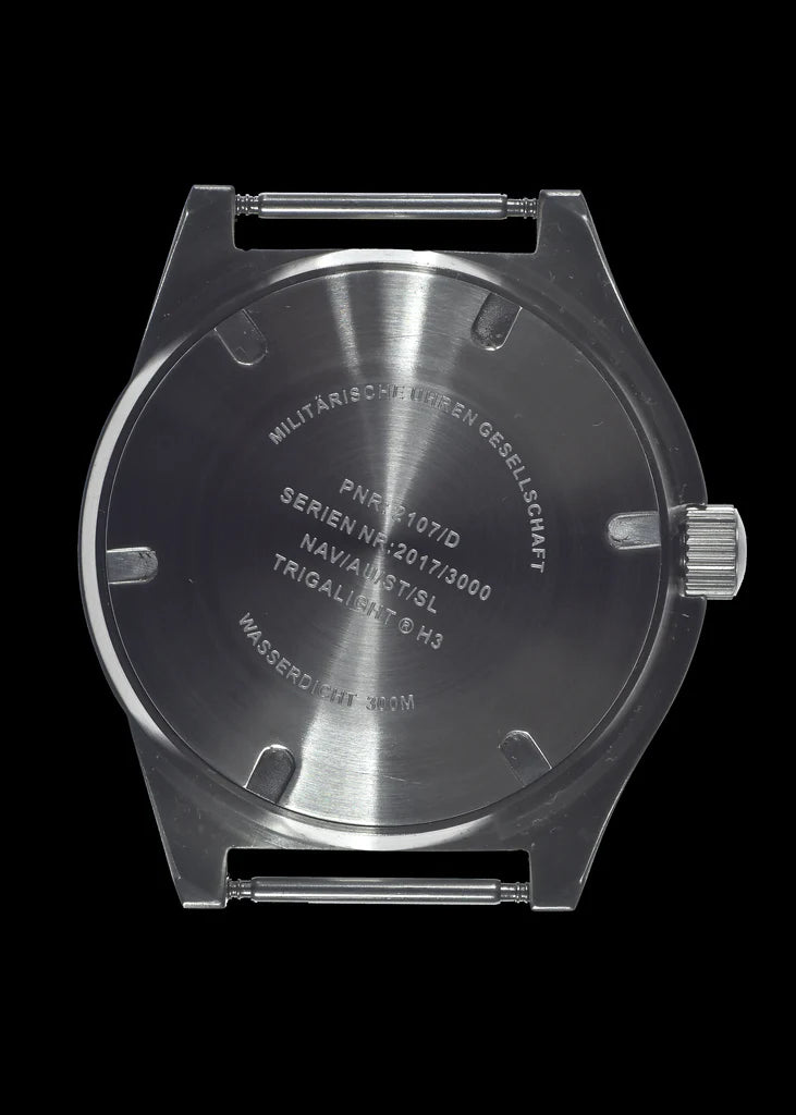 MWC 300m Waterbestendig Roestvrijstalen Tritium GTLS Navigator Horloge (Automatisch)