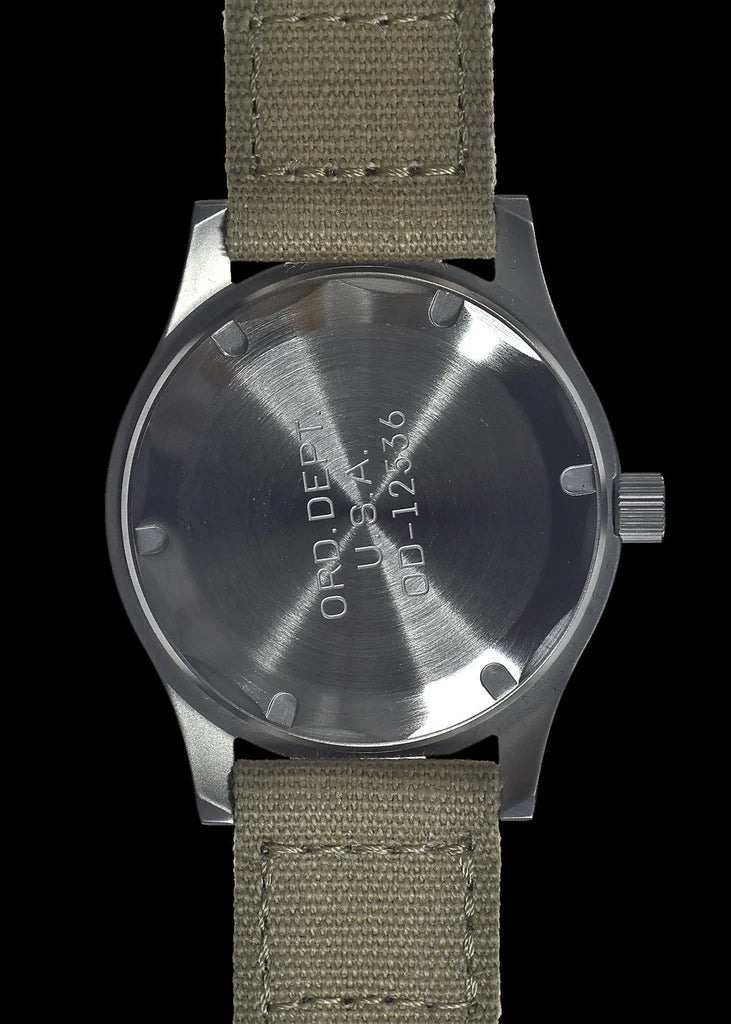 WWII 1940-model Amerikaans leger Ordnance / ORD-horloge (handopwindbare mechanische versie)