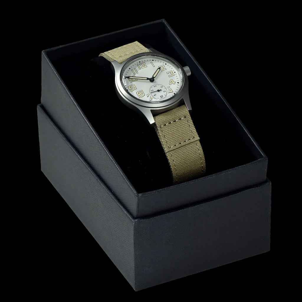 WWII 1940-model Amerikaans leger Ordnance / ORD-horloge (handopwindbare mechanische versie)