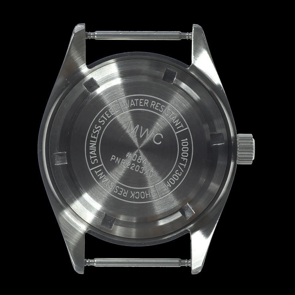 MWC Classic 1960s Pattern Dual Time Zone Divers Watch met Retro Luminova-verf en een hybride mechanisch/quartz-uurwerk