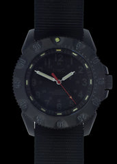 MWC P656 Nieuwste Model Titanium Tactical Series Horloge met ingetogen wijzerplaat, GTLS Tritium en Tien Jaar Batterijduur (Niet-Datum Versie)