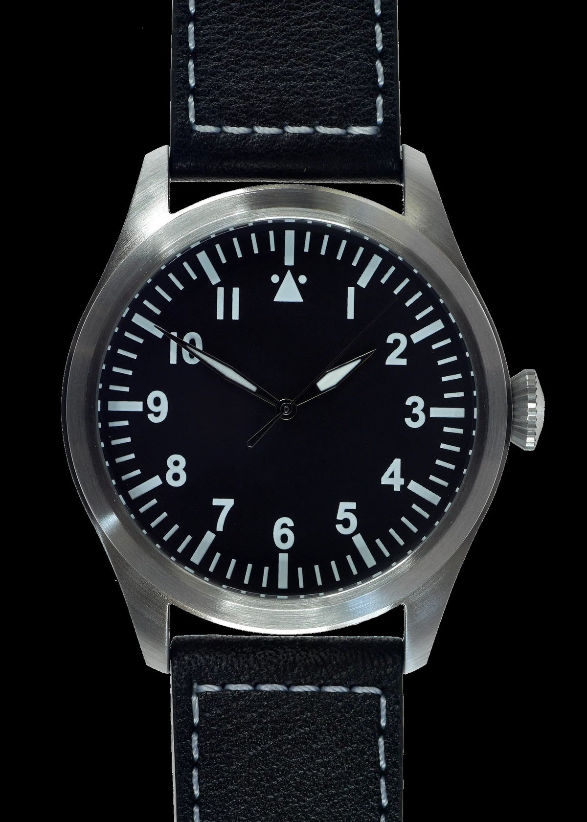 Military Watch Company Klassiek Piloten Horloge met Hoogwaardig Automatisch Uurwerk en Vloeiende Seconde Wijzer