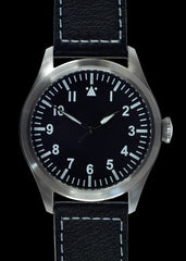 Military Watch Company Klassiek Piloten Horloge met Hoogwaardig Automatisch Uurwerk en Vloeiende Seconde Wijzer