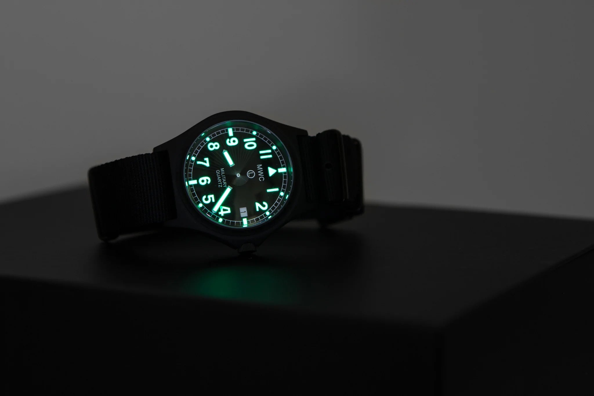 MWC G10 100m PVD Stealth Military Watch with Fixed Strap Bars