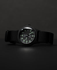 Military Watch Company G10 Horloge in Roestvrij Staal met Militaire Anti-reflectieve PVD Coating