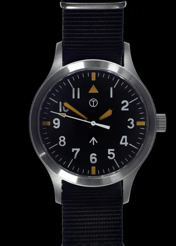 MWC Mk III Roestvrij Staal 1950's Patroon 100m Waterbestendig Automatisch Militair Horloge met Retro Wijzerplaat en Saffier Kristal