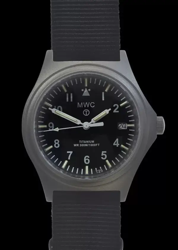 Titanium G10 militair horloge met 300m waterbestendigheid, saffierglas, 10 jaar batterijduur en GTLS Tritium-verlichting - Afbeelding 2