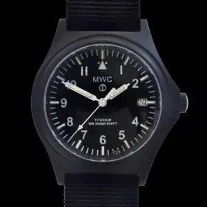 Zwart PVD Titanium G10 Militair Horloge met 300m Waterbestendigheid