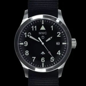 MWC MKIII (100m) 1950’s / 60’s patroon automatisch militair horloge in roestvrij staal met saffierglas