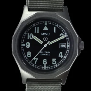 MWC G10 – Remake van de serie 1982 tot 1999 horloge in roestvrij staal met plexiglas acryl kristal en batterijklep