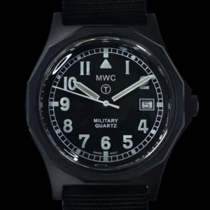 Military Watch Company G10 “Oak” in 316L Roestvrij Staal met Militaire Matzwarte PVD Coating