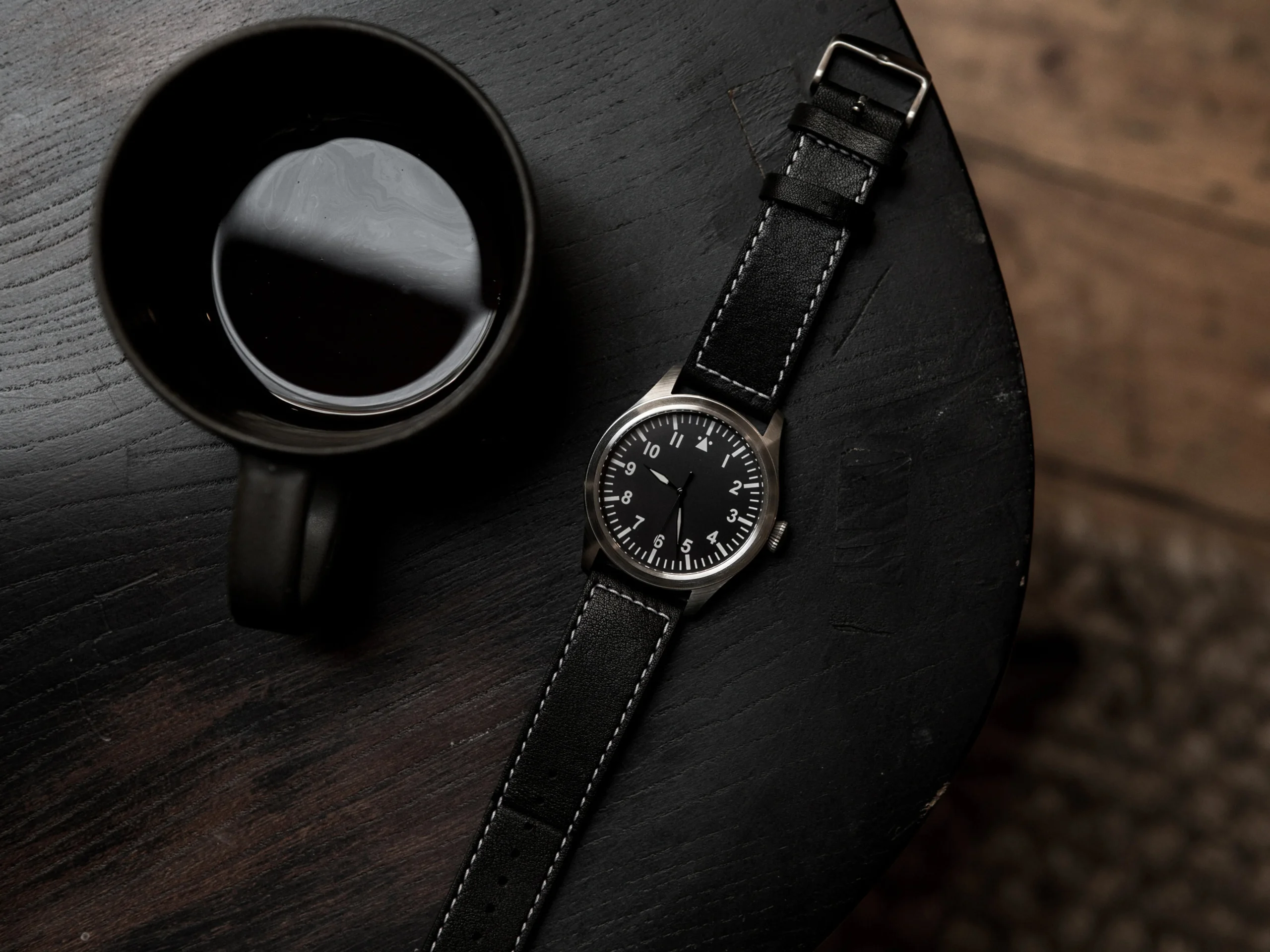 Military Watch Company Klassiek Piloten Horloge met Hoogwaardig Automatisch Uurwerk en Vloeiende Seconde Wijzer - Afbeelding 6