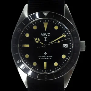 MWC Classic 1960s Pattern Dual Time Zone Automatic Divers Watch met Retro Luminova-verf en saffierglas