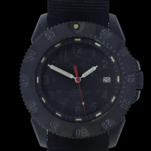 MWC P656 Nieuwste model Titanium Tactical Series horloge met ingetogen wijzerplaat, GTLS Tritium en tien jaar batterijduur (datumversie)