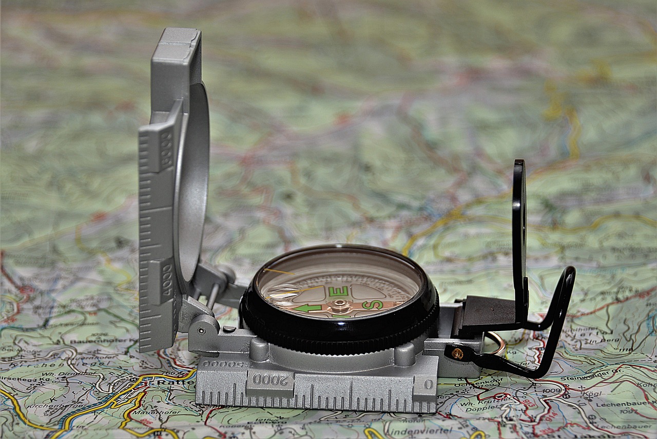 militair horloge met kompas