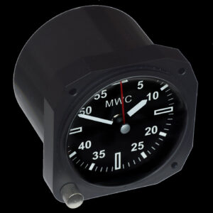 Limited Edition Replica Cockpit / Desk Clock in Matt Black F