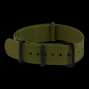 18mm Olive NATO Militair Horloge Strap with Covert Non Refle