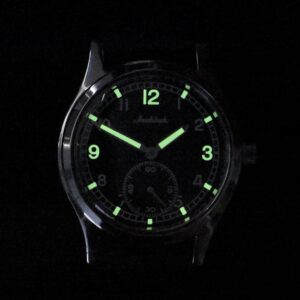 Aeschbach WW2 Pattern German Wehrmacht & Luftwaffe Dienstuhr (Army/Airforce Service Horloge) with 17 Hand Wound Mechanical Movement – Authentiek Militair Design