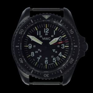 MWC Automatic Black PVD Militair Divers Horloge  – Tritium /