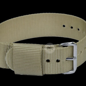 18mm Amerikaans Pattern “Khaki” Militair Horloge Strap – Aut