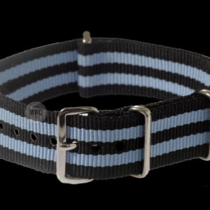 20mm “Blue and Black” NATO Militair Horloge Strap – Authenti