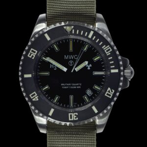 MWC 300m Stainless Steel Quartz Militair Divers Horloge with
