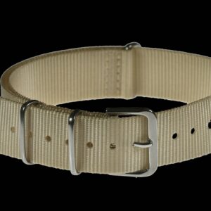 18mm NATO Webbing Strap – Light Sand / Desert Pattern – Auth