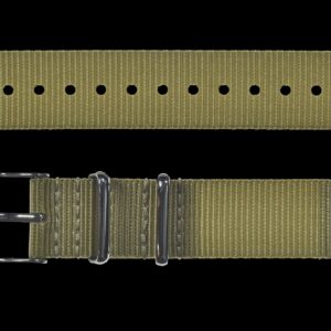 2 Piece 20mm Khaki NATO Militair Horloge Strap in Ballistic