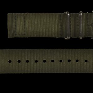 2 Piece 22mm Olive NATO Militair Horloge Strap in Ballistic