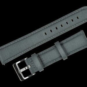 18mm Grey Sailcloth CORDURA® Horlogestrap – Authentiek Milit