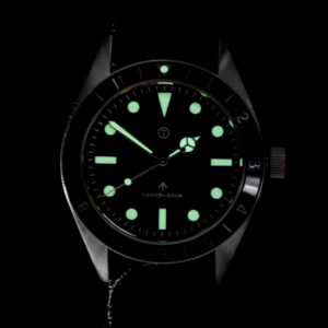 MWC Classic 1960s Pattern Divers Horloge with Retro Luminova