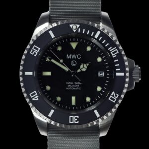 MWC 21 Jewel 300m Automatic Militair Divers Horloge with Sap