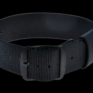 20mm Amerikaans Pattern Black Militair Horloge Strap with Bl