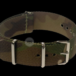 18mm Woodland Camouflage NATO Militair Horloge Strap – Authe