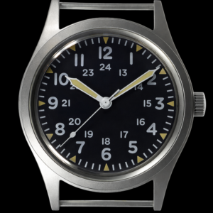 GG-W-113 U.S 1960s Pattern Handwound Militair Horloge with P