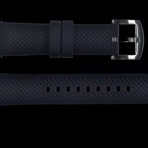 22mm FKM (Patterned) Rubber Strap with Quick Release Feature