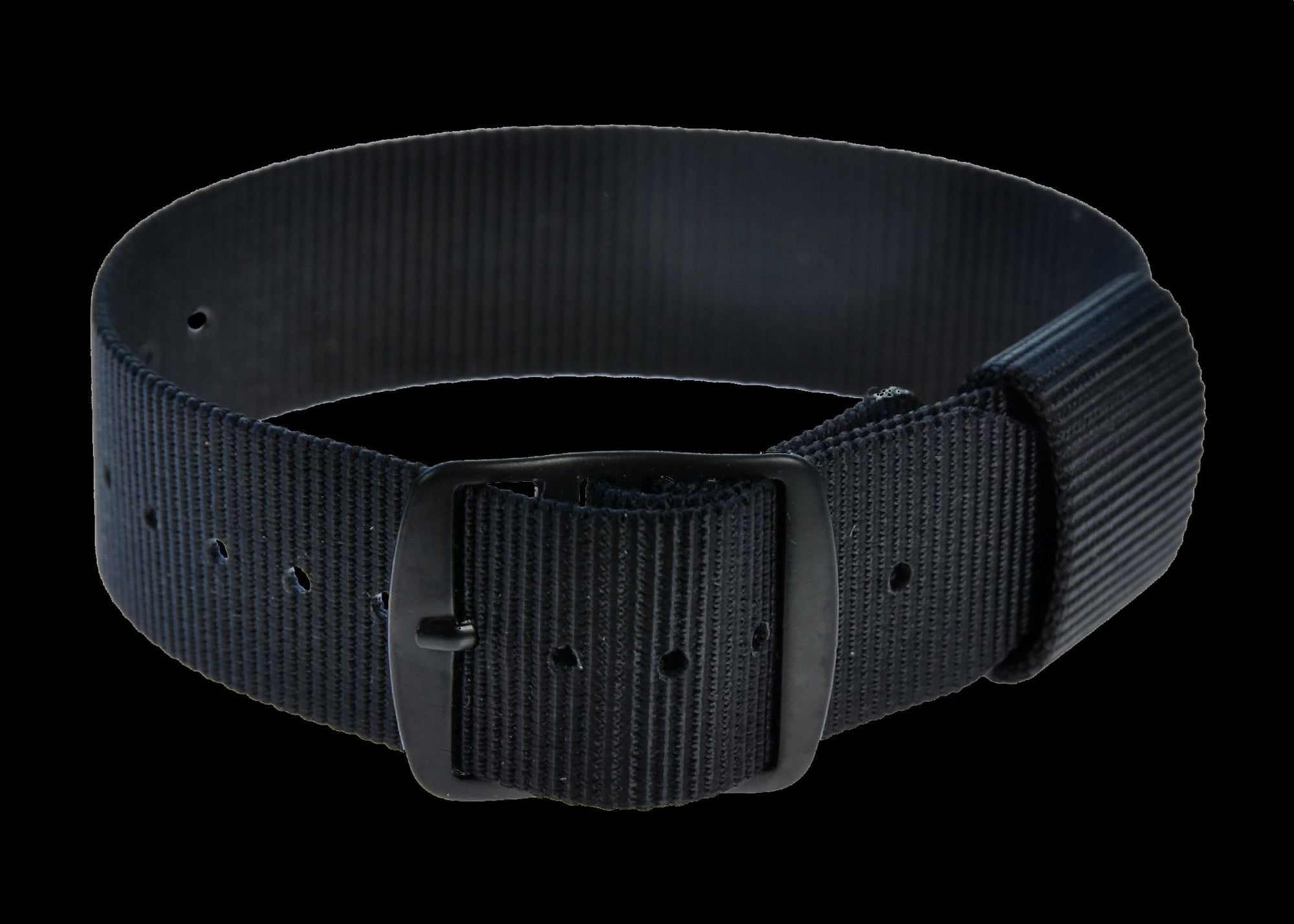 20mm Amerikaans Pattern Black Militair Horloge Strap with Bl