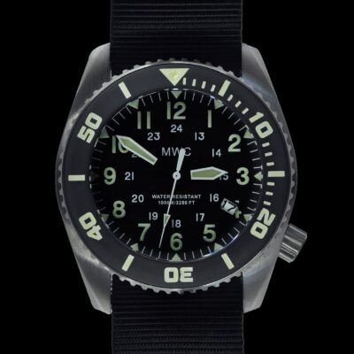 MWC “Depthmaster” 100atm / 3,280ft / 1000m Water Resistant Militair Divers Horloge in Stainless Steel Case with Helium Valve (Automatic) – Authentiek Militair Design