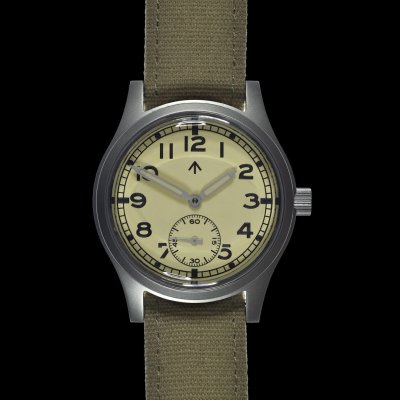 Military Watch Company General Service “Dirty Dozen” Offwhite 1940/1950 Horloge met Hoogwaardig Automatisch Uurwerk