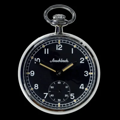 Aeschbach WW2-model Duitse luchtmacht (Luftwaffe) 17 juwelen handopwindbaar militair zakhorloge