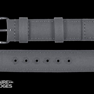 2 Piece Retro Pattern 18mm Canvas Militair Horloge Strap in Admiralty